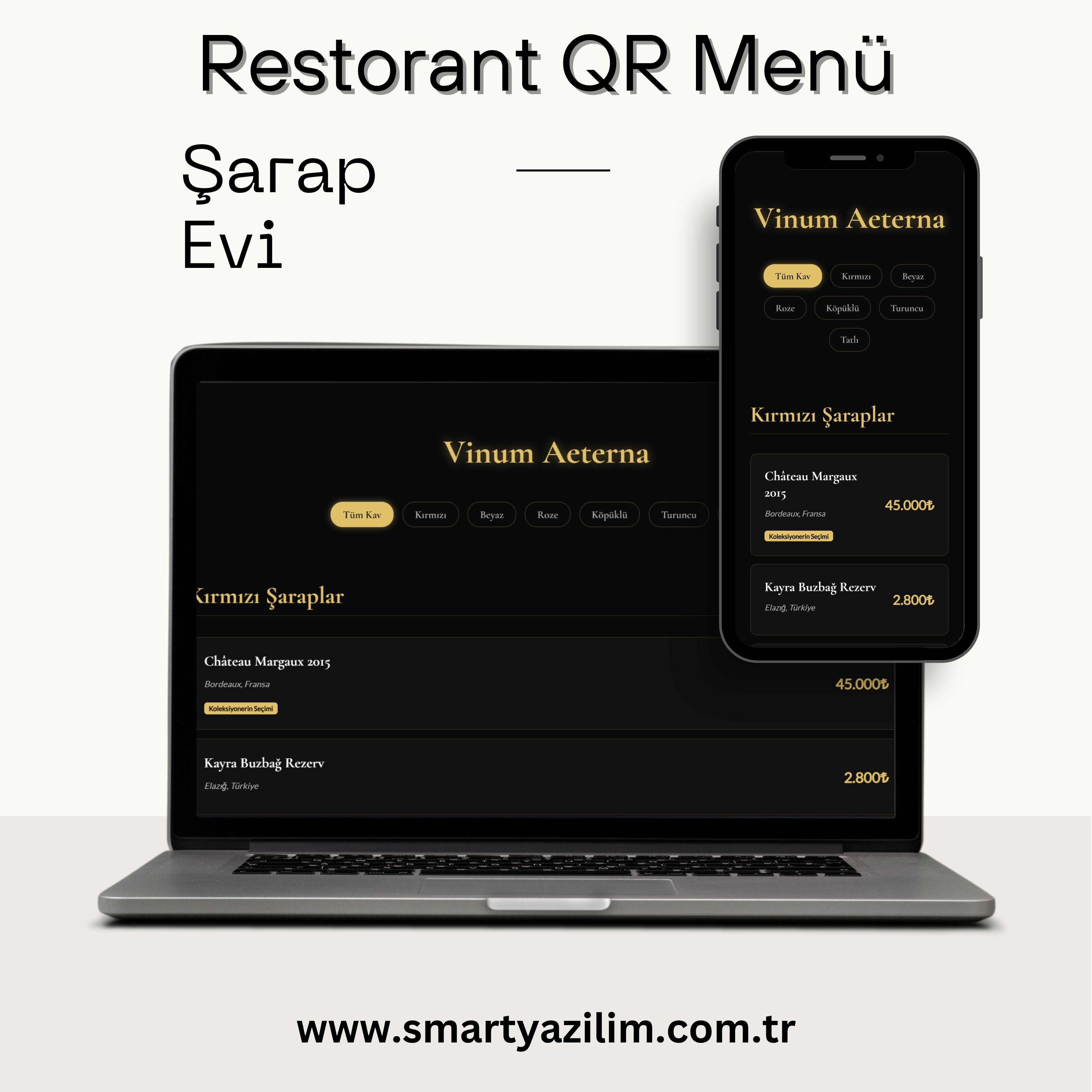Vinum Aeterna Şarap Menü